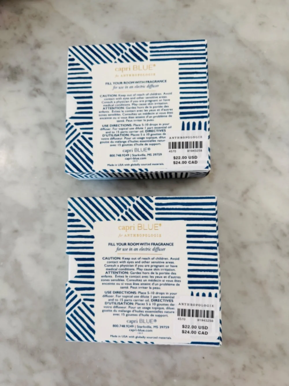 Capri Blue Volcano Fragrance Diffuser Oil – 2-Piece Bundle – 0.5 oz Each NEW